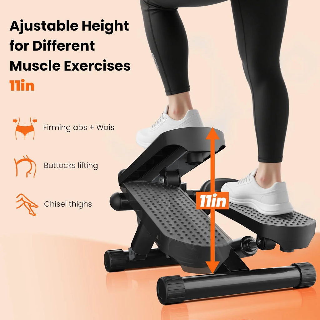 Twist Mini Fitness Equipment, Home Fitness Pedal, with Resistance Band Pedal, Home Fitness Equipment