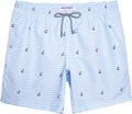 Mens Slim Fit Swim Shorts Swim Trunks 7 Inch Quick Dry Mens Bathing Suits with Mesh Lining