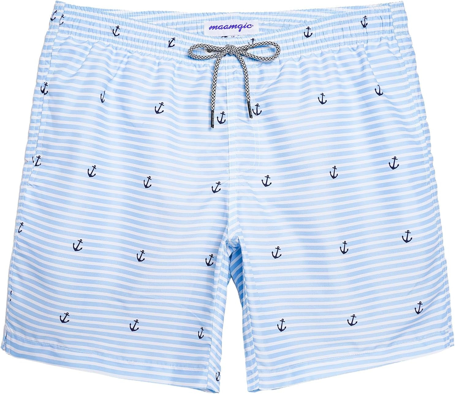 Mens Slim Fit Swim Shorts Swim Trunks 7 Inch Quick Dry Mens Bathing Suits with Mesh Lining