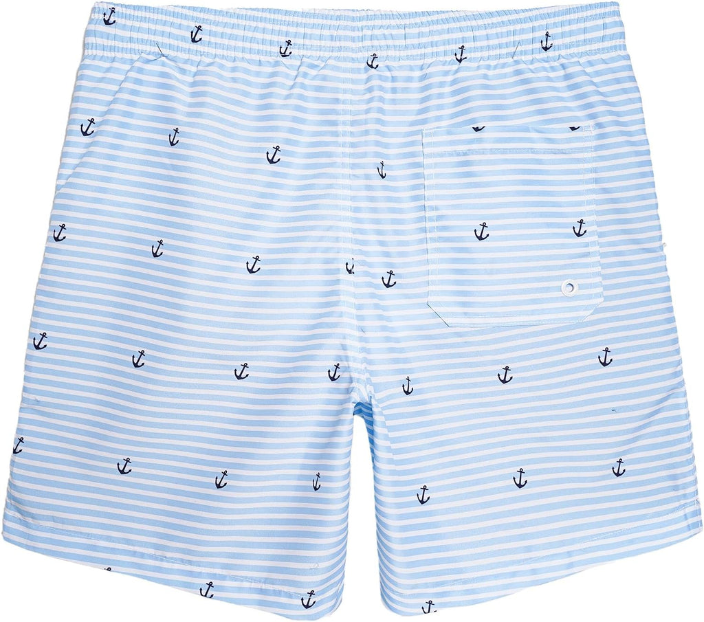 Mens Slim Fit Swim Shorts Swim Trunks 7 Inch Quick Dry Mens Bathing Suits with Mesh Lining