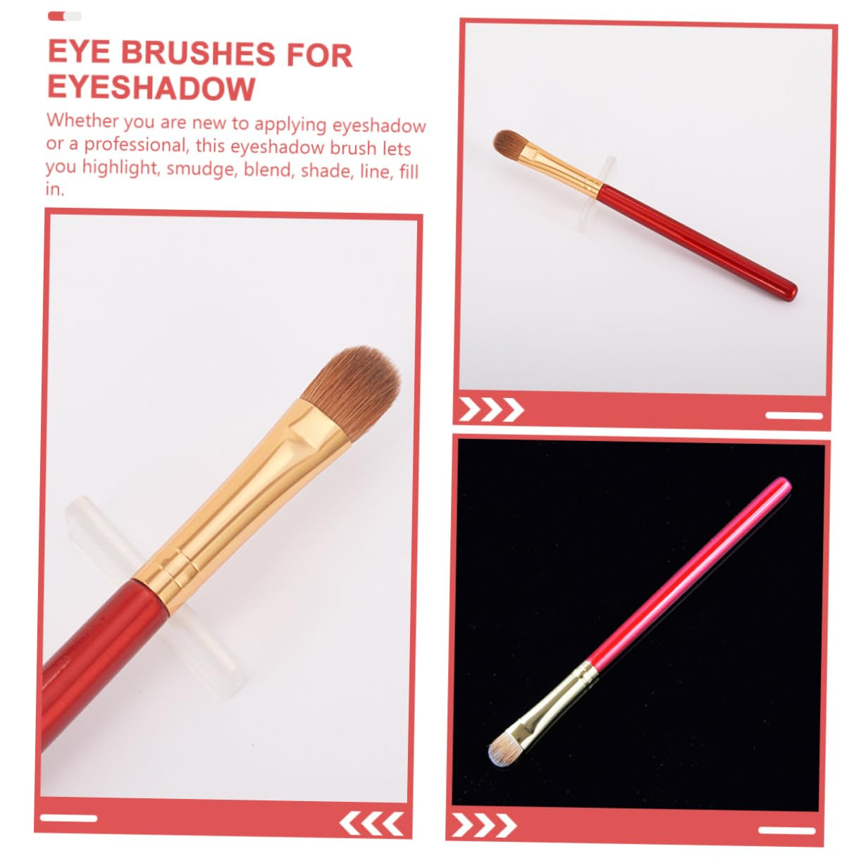 Eye Shadow Brushes Women 5Pcs Set Blending Brush Eye Makeup Brushes Eyeshadow Brush Set for Eye for Eyeshadow