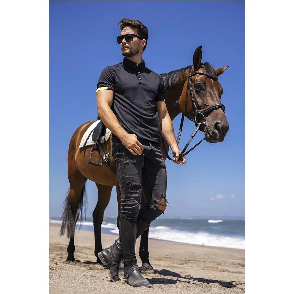 3/5 Pack Mens Solid Color Sport Polo Shirts Short Sleeve Workout Golf Tennis T Shirt Quick Dry Moisture-Wicking Fabric Athletic Fitness Polo Shirts Summer