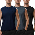 Workout Sleeveless Shirts for Men Athletic Gym Basketball Quick Dry Muscle Tank Tops