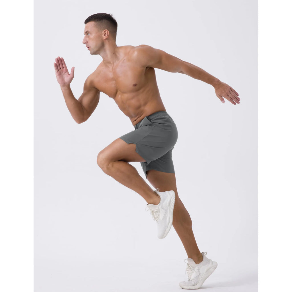 MAGCOMSEN 3 Pack Men'S Running Shorts 5" Quick Dry Lightweight Workout Shorts with Pockets for Gym Athletic Sport Outdoorfun