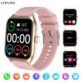 Wearable Smart Watch, with Call Function 100+ Sports Modes DIY Watch Messages Reminder Multifunctional Wristwatch for Men Women